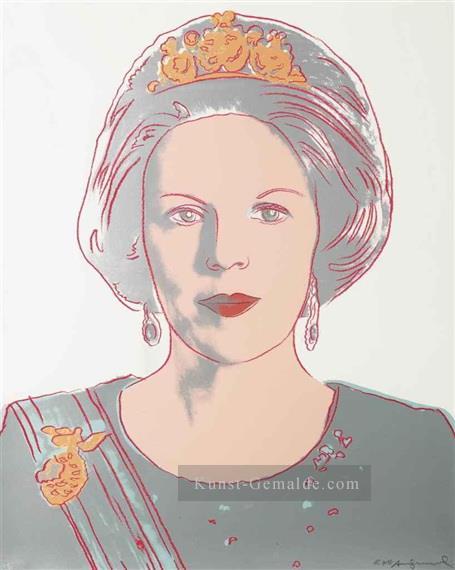 Königin Beatrix der Niederlande von den Königinnen Andy Warhol Ölgemälde
